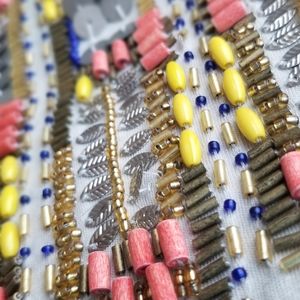 Forever 21 XXI beaded tribal racerback ombre tank!